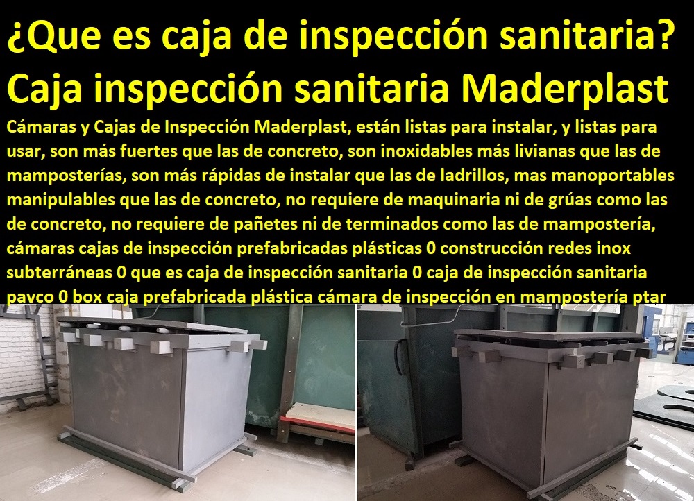 Industria fabricante de caja de inspección Tapa marco prefabricados redes subterráneas proveedores de nuevos materiales, suministro e instalación de estructuras especiales, fabricante de productos plásticos, fabricantes soluciones industriales, desarrollos de proyectos, 0 caja de inspección eléctrica 0 cajas de inspección en concreto bogota 0 precio caja de inspeccion 60x60 0 Pozo Arqueta Box Ductos Desagüe box Industria fabricante de caja de inspección Tapa marco prefabricados redes subterráneas 0 caja de inspección eléctrica 0 cajas de inspección en concreto bogota 0 precio caja de inspeccion 60x60 0 Pozo Arqueta Box Ductos Desagüe box